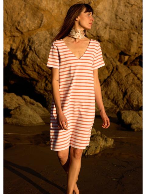 SAINT JAMES COUTAINVILLE V-Neck Nautical Dress