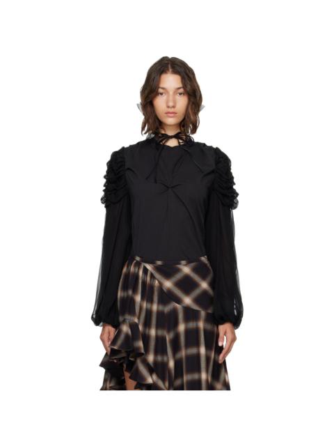 Collina Strada Black Celosia Shirt