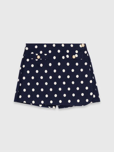 maje Linen blend skort