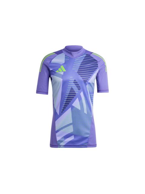 adidas adidas Tiro 24 Pro Short Sleeve Goalkeeper Jersey Purple