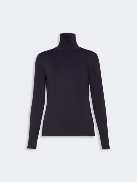 WEEKEND Max Mara MULTIF Slim-fit top in stretch viscose jersey - NAVY