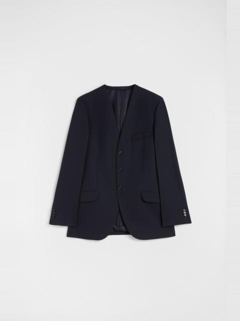 Jil Sander Wool Gabardine Tailored Jacket