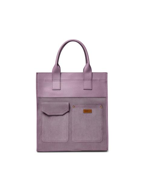 July Wayfarer Suede Book Tote