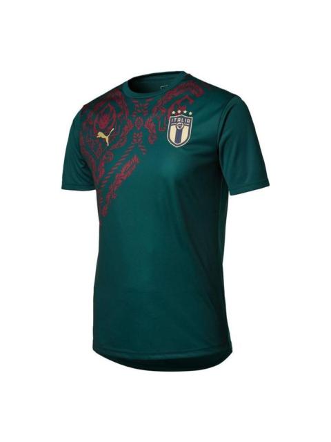 PUMA Italy Training T-Shirt Stadium Euro 2020 'Green' 757341-10