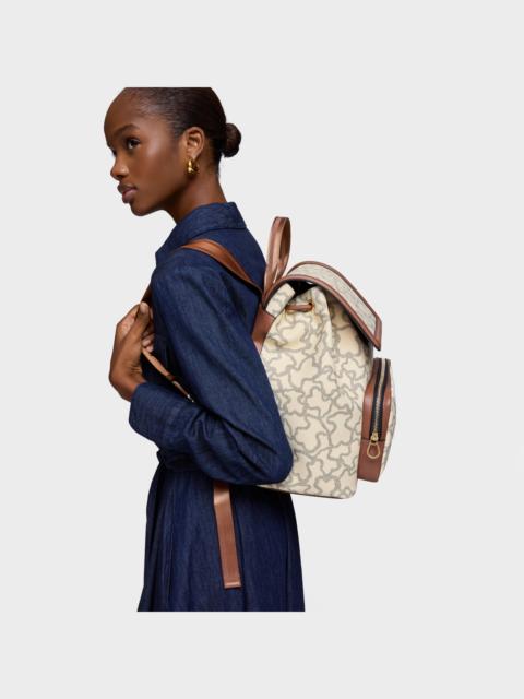 TOUS Beige Kaos Icon Backpack