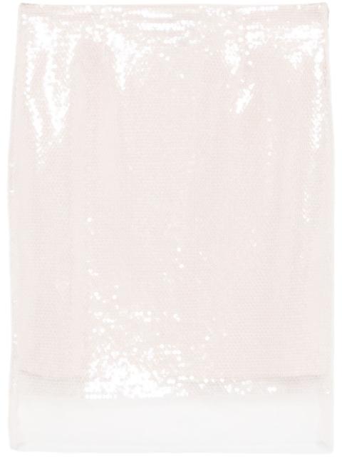 ROTATE sequinned mini skirt