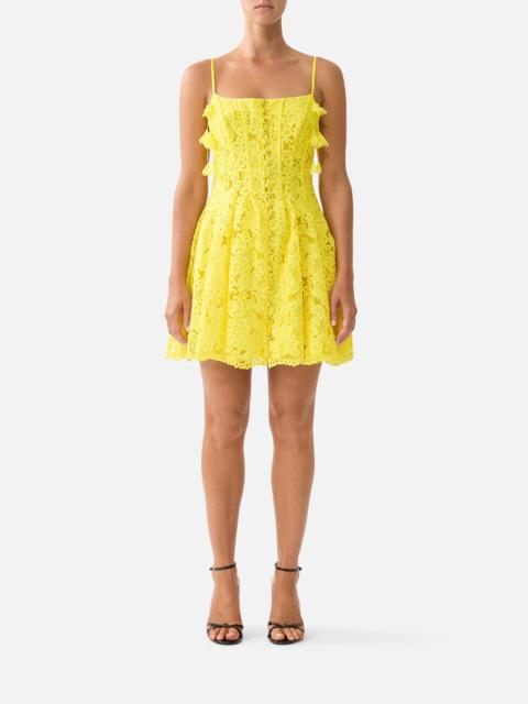 CAMILLA CORSET DRESS WITH SHORT FLARED SKIRT