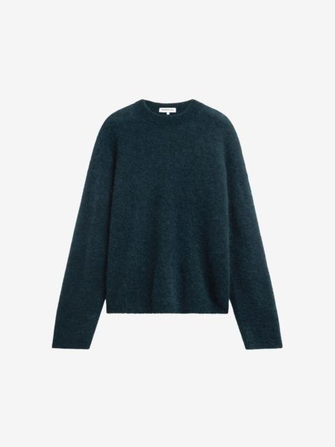 The Frankie Shop Timea Mohair Fuzzy Sweater - Bottle Green