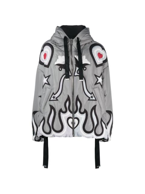 Khris graphic-print windbreaker