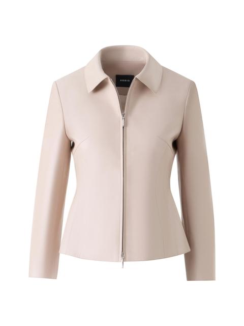 AKRIS Women's Hecate Leather Jacket - Greige