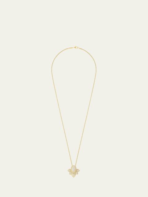 Boucheron Serpent Boheme 18K Yellow Gold Diamond Pendant Necklace
