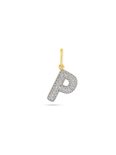 STONE AND STRAND Bubble Pave Initial Charm
