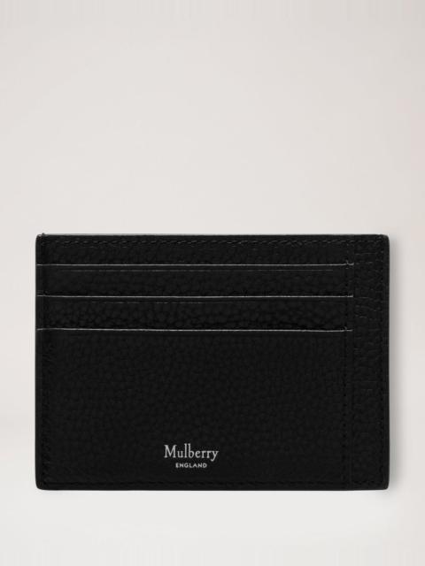 Mulberry Card Holder Black Small Classic Grain