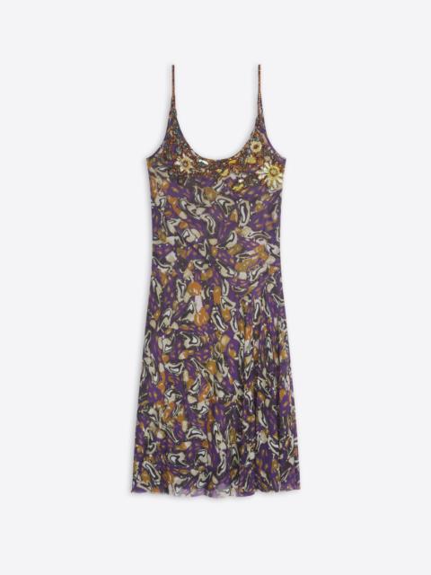 Dries Van Noten EMBROIDERED SLIP DRESS