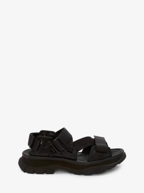 Alexander McQueen Tread Sandal in Black