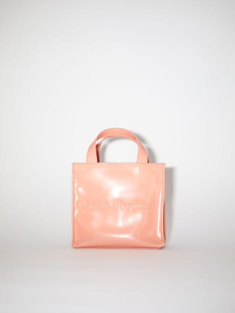 Logo mini shoulder tote bag - Salmon pink