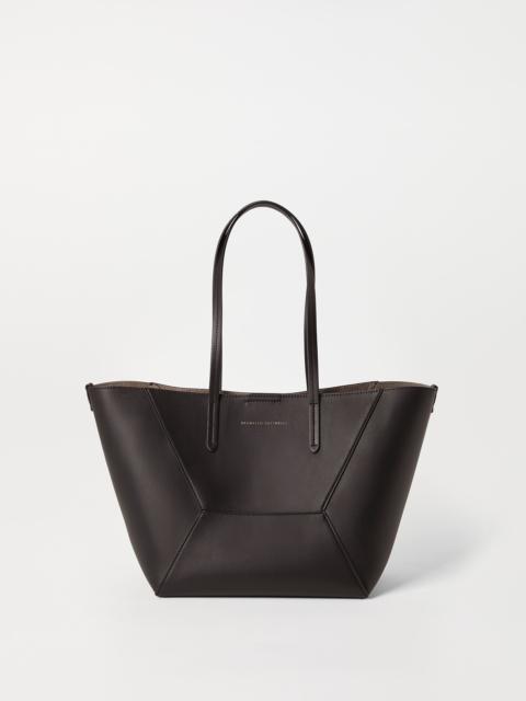 Brunello Cucinelli BC Duo small bag in calfskin with monili