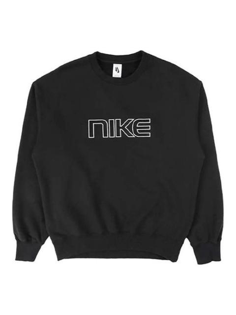 Men's Nike Alphabet Logo Round Neck Pullover Loose AV8276-010