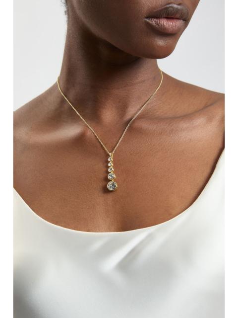 KAREN MILLEN Crystal Flow Pendant Necklace