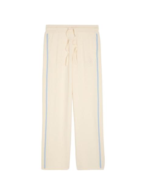 CASABLANCA striped drawstring track pants