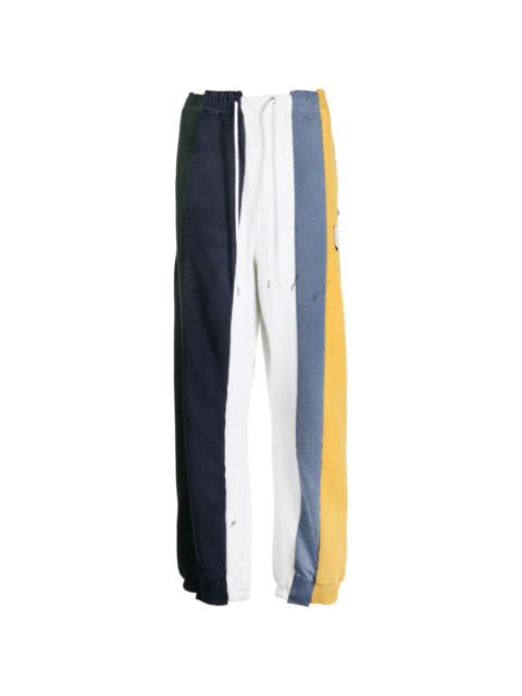 Maison MIHARAYASUHIRO colour-block panelled cotton track pants