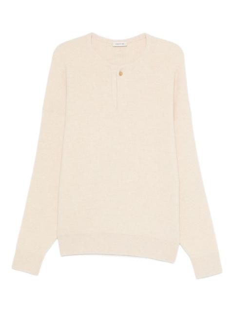 Fear of God button-front waffle-knit sweater
