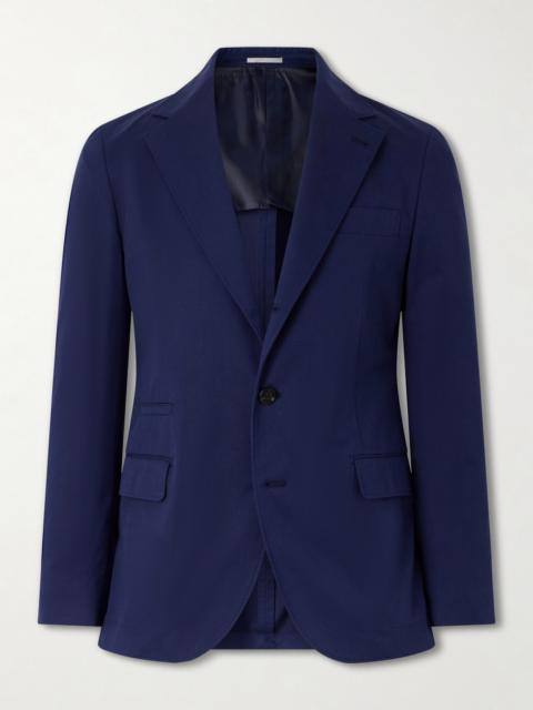 Brunello Cucinelli Cotton-Blend Suit Jacket