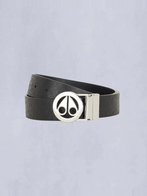 MOOSE KNUCKLES CIRCULAR LOGO ICON BELT