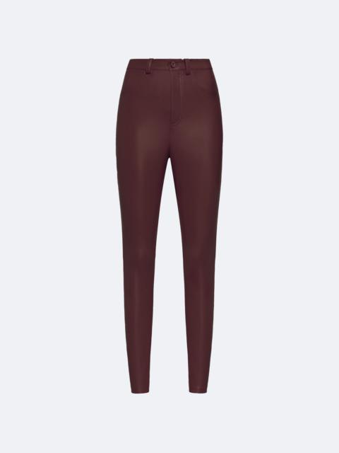LAPOINTE Stretch Faux Leather Skinny Jean