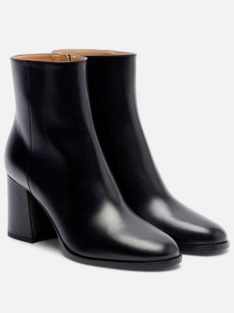 Valentino VLogo leather ankle boots