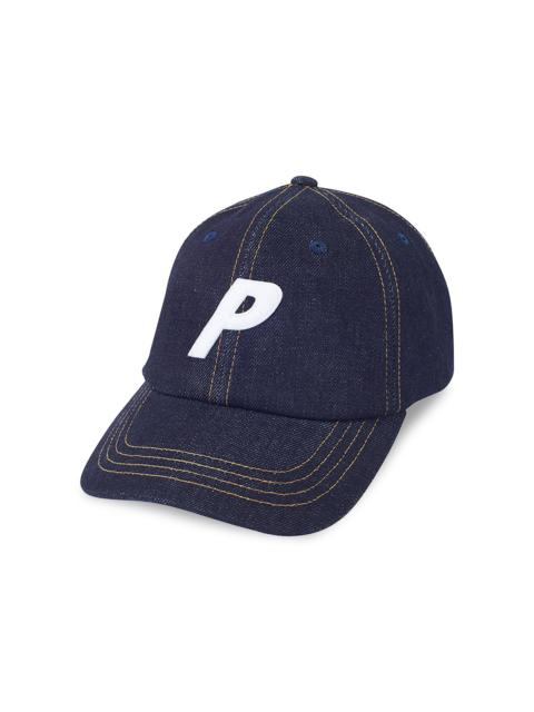 Palace Denim P Six-Panel Hat 'Stone Wash'