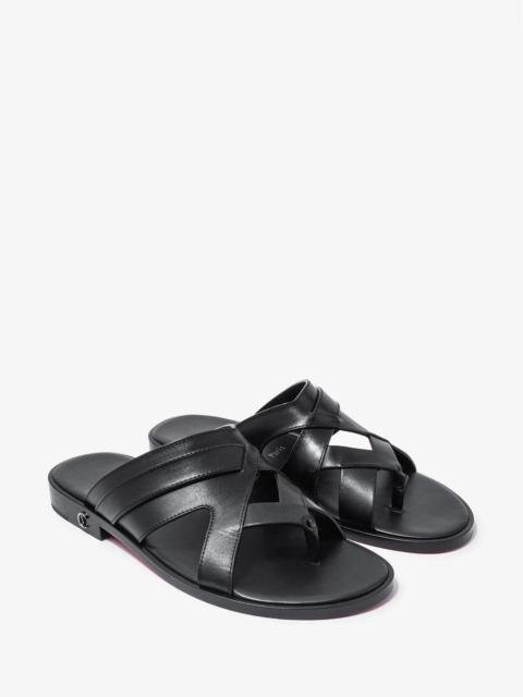 Christian Louboutin Christian Louboutin Sinouhe Black Leather Sandals