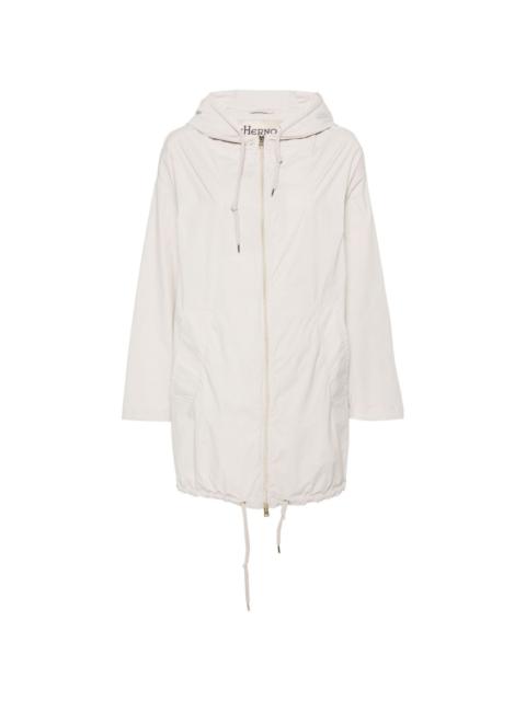Herno shell zipped raincoat