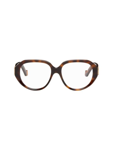 Loewe Brown Anagram Geometric Glasses