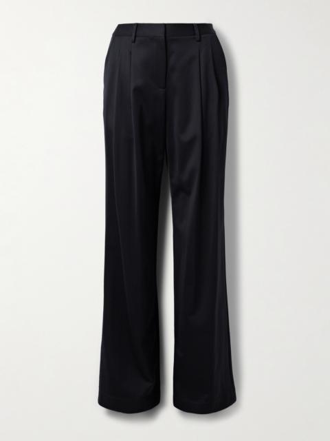 TWP Sullivan Pleated Linen Straight-leg Pants