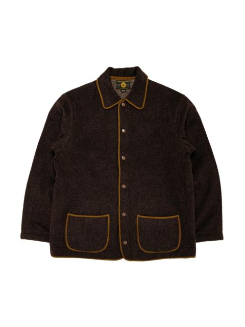 Warehouse & Co. Lot. JG-46 Fleece Beach Jacket Dark Brown