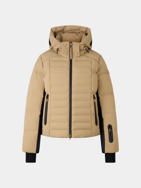 BOGNER Bond down ski jacket in Beige/black