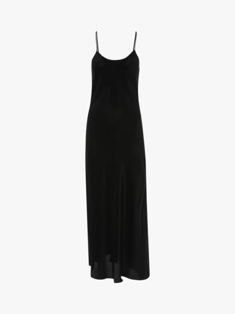 Victoria Beckham Cami Midi Dress In Black