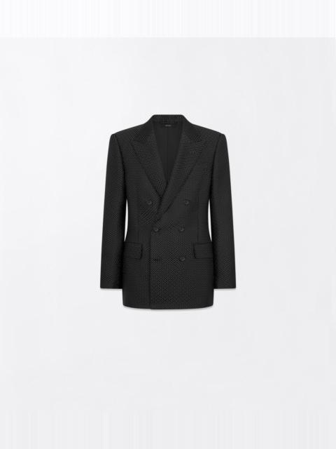 TOM FORD DOTTED LOZENGE JACQUARD JACKET