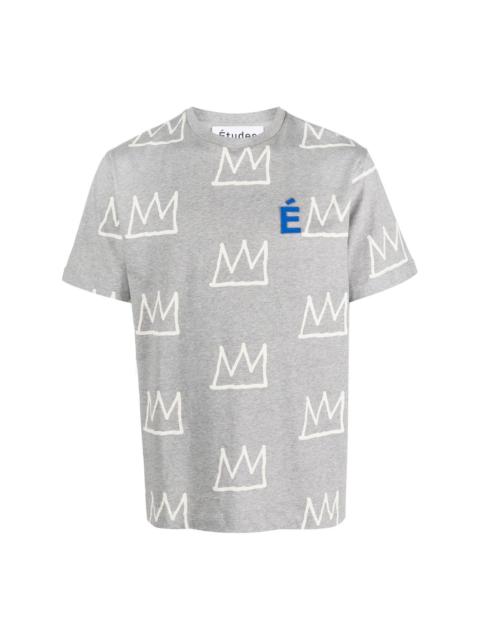 Étude crown-print organic cotton T-shirt