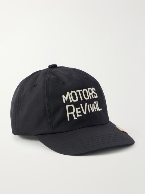 visvim Excelsior Wool and Silk-Blend Twill Cap Black