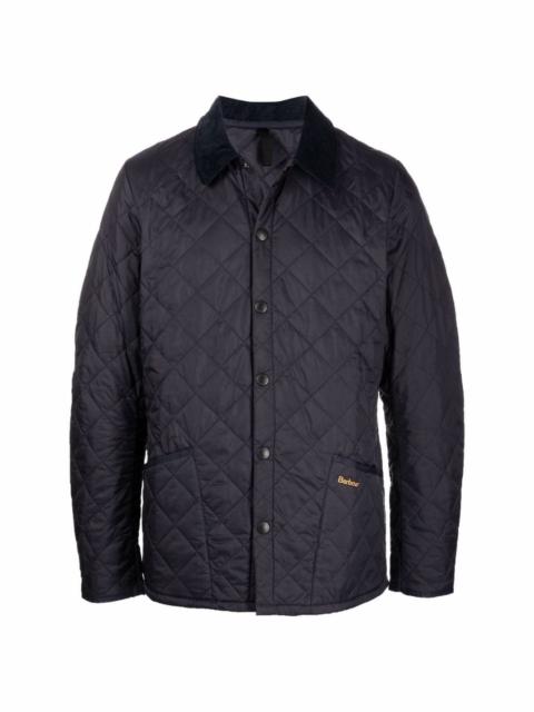 quilted rain jacket