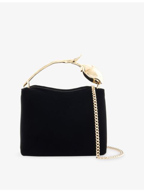 Erdem Bloom Mini Woven Cross-Body Bag