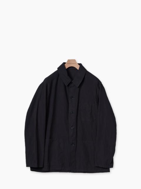 KAPTAIN SUNSHINE KAPTAIN SUNSHINE GABARDINE WORK SHIRT JACKET BLACK