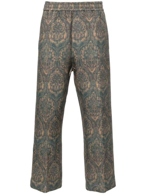 Pierre-Louis Mascia graphic-print trousers