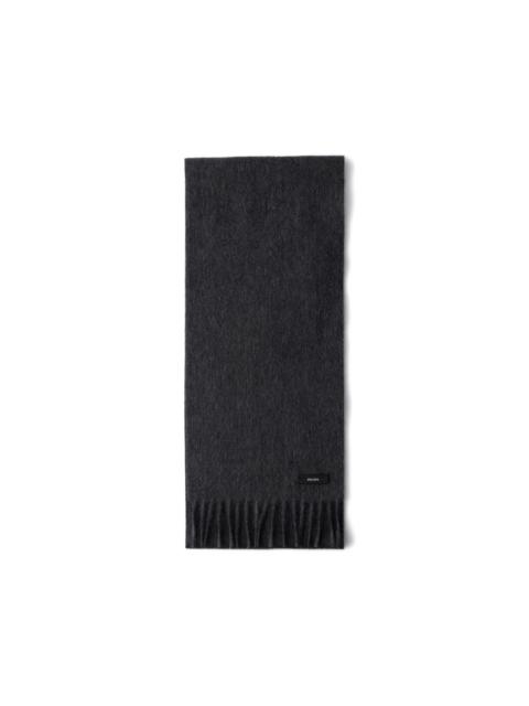 Prada solid cashmere scarf