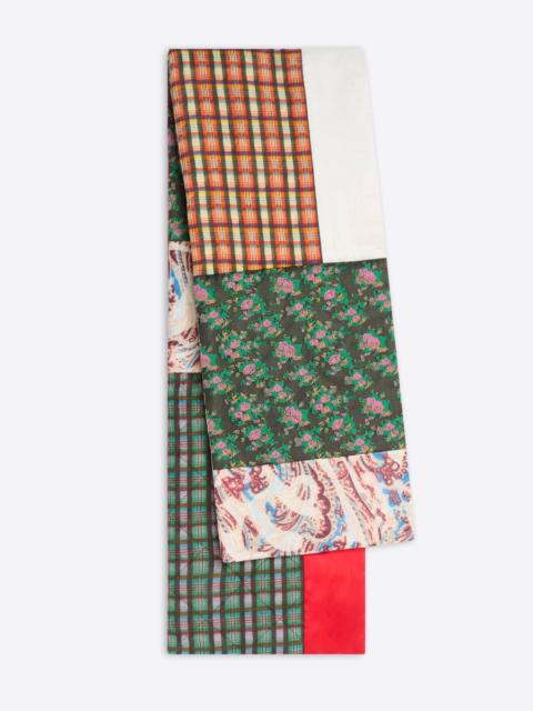 Dries Van Noten PATCHWORK JACQUARD SCARF