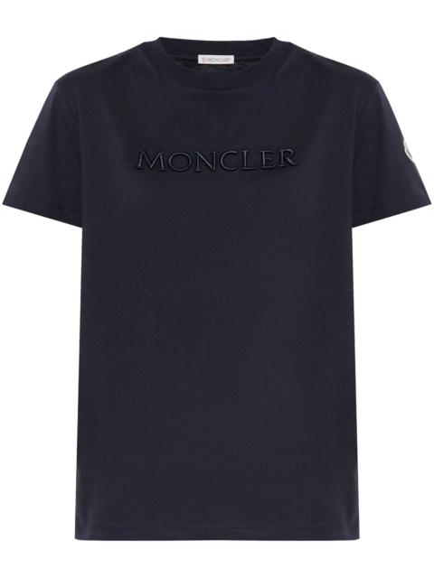 Logo-embroidered T-shirt