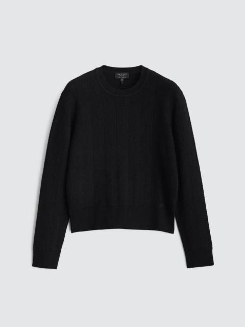 rag & bone Durham Herringbone Cashmere Crew
Relaxed Fit Sweater