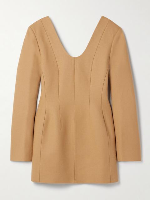 Carven Wool-twill Mini Dress